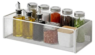 Produktbild von Magnetregal für die Küche - Magnetisches Gewürzregal, Küchenrollenhalter, platzsparendes Regal, magnetische Ablage