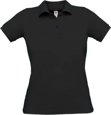 Produktbild von B&C PW455 | Poloshirt Safran Pure / Women - Farbe: Black - Größe: M