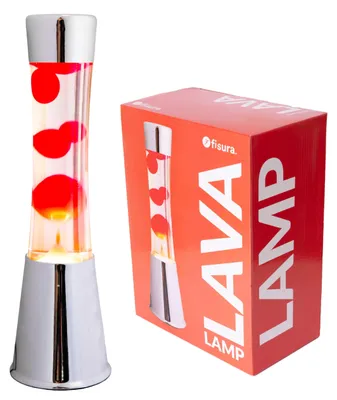 Productafbeelding van Fissuur achter de lava lamp - chroom, rood