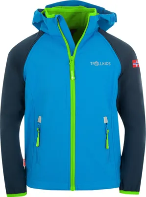 Produktbild von Trollkids Kinder Rondane Zip-Off XT Softshelljacke navy/blue 164