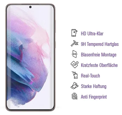 Produktbild von 4x 9H Panzerglas für Samsung Galaxy S25 HD KLAR UV-Liquid echtes Tempered Glass Displayschutz Schutzglas Hartglas Schutzfolie Screen-Protector