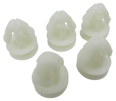 Immagine prodotto di 5 clip di fissaggio per modanature, codice 191853585A, compatibili con VW Golf 2 e Passat 35i