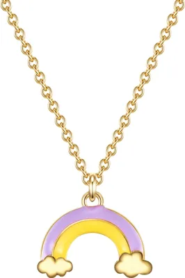 Produktbild von Kinderglanz Halskette Regenbogen Sterling Silber 50085004