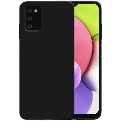Obrázek produktu pro Smartphonica Silikonové pouzdro pro Samsung Galaxy A03s s měkkým vnitřkem - černé