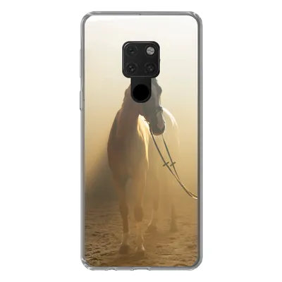 Produktbild von MuchoWow® Handyhülle Schutzhülle Hülle für Huawei P40 Lite Pferd - Licht - Sand Silikon Softcase Handy Hülle - Handy
