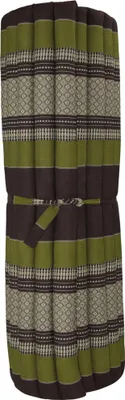 Produktbild von Fine Asianliving Thaimatte Rollbar Kapokfüllung 200x100x4.5cm Grün Thai Kissen Meditation Matte Matratze Kapok 301-C02