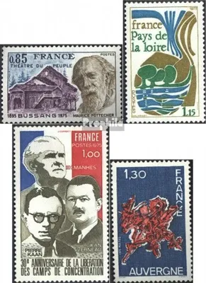 Produktbild von Briefmarken Frankreich 1975 Mi 1930,1931,1932,1933 (kompl.Ausg.) postfrisch Bussang