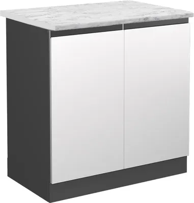 Obrázek produktu pro Skříňka pod dřez Vicco R-Line Bílá 80 cm PD Mramor, Model 45650