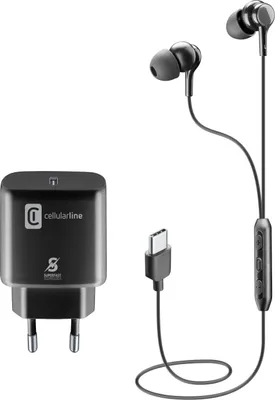 Zdjęcie produktu dla Cellularline 8018080430831, Przewodowa, Połączenia/muzyka, 127 g, Zestaw słuchawkowy, Czarny