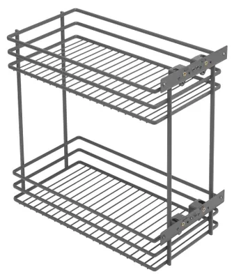 Produktbild von GTV Apothekerauszug MOVIX für 250mm Schrank, Auszugskorb 2 Etagen, 15kg Tragkraf