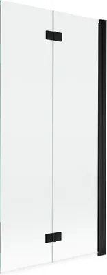 Produktbild von Mexen Mist Duschabtrennung, 2-flügelig rechts 90 x 150 cm, transparent, schwarz - 8A9-090-002-70-00-P