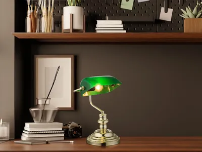 Produktbild von Globo Lighting|Tischleuchte Metall messingfarben, 1x E27