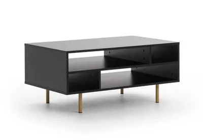 Zdjęcie produktu dla Ława NUBIA NB-03 w Stylu LOFT Szerokość 100 cm Czarny mat