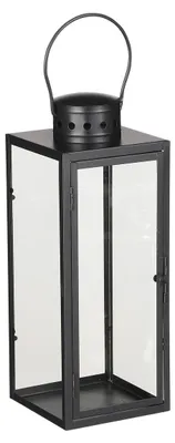 Produktbild von Mica Decorations Arzilla Laterne - L14 x B13 x H35 cm - Schwarz