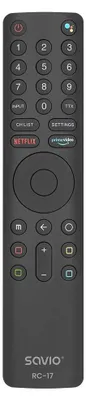 Zdjęcie produktu dla Savio SAVPILOTRC17 XIAOMI, TV, IR/Bluetooth, Naciśnij przyciski, Czarny