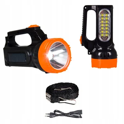 Produktbild von Wiederaufladbarer Suchscheinwerfer LED Solar Taschenlampe