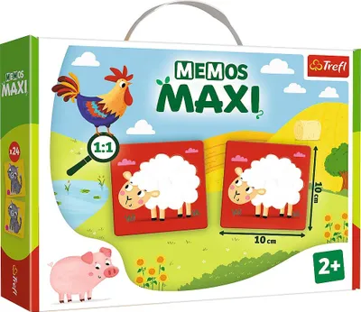 Productafbeelding van Trefl Memo Maxi: Boerderijdieren