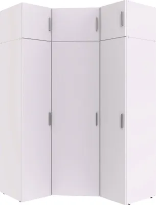 Image de Ensemble d'armoires d'angle Münster, 6 pièces, blanc (18634)