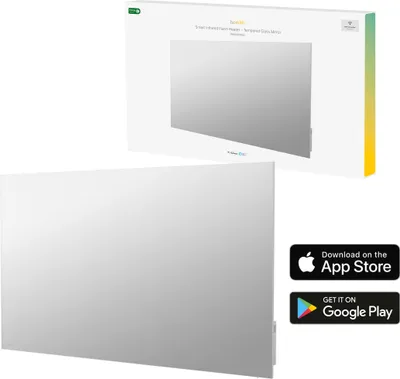 Produktbild von Hombli smartes Infrarot Glas Heizpanel 600W Spiegel