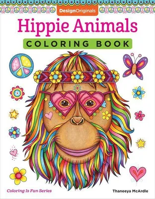 Produktbild von Hippie Animals Coloring Book
