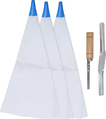Image de Sacs de mortier de ma?onnerie avec joint de mortier et pointeur Tuck r?utilisable.