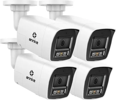 Immagine prodotto di Telecamera di sicurezza, risoluzione 3K, audio bidirezionale, telecamera a 4 unità