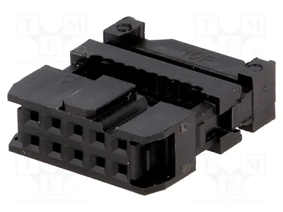 Produktbild von 5x Stecker  für Flachkabel PIN: 10  1,27mm T812110A101CEU -Steckverbinder weich