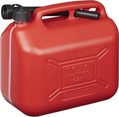 Obrázek produktu pro Kanystr na benzín 10 l plastový červený Schváleno OSN