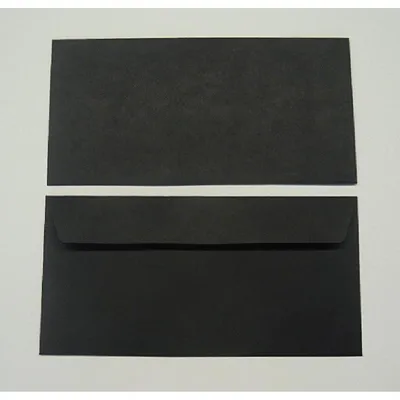 Produktbild von Briefumschläge DIN C6/5 120g/qm haftklebend VE=100 Stück schwarz