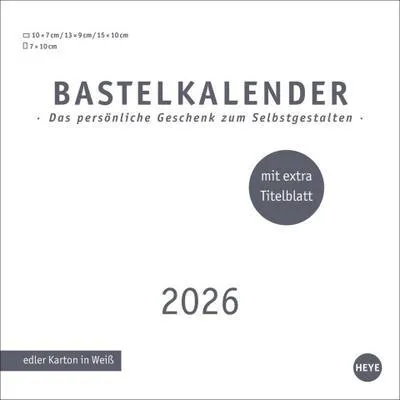 Image de Calendrier de bricolage Premium blanc petit 2026