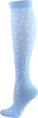 Produktbild von BeinFit™ Kompressionsstrümpfe Stützstrümpfe Damen Kompression Thrombose Socken: Baby Blue Fish / 36-40 (S-M)