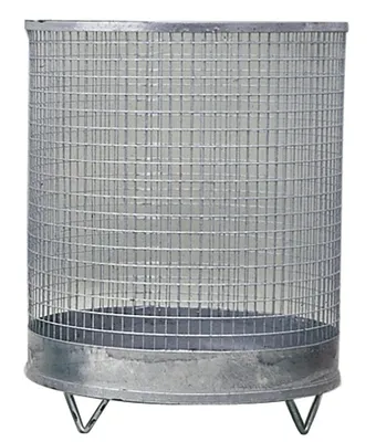 Produktbild von Abfallkorb H600xD500mm 118l Drahtgitter verz.m.4 Füßen