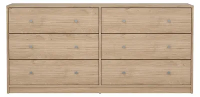 Image de CALICOSY - Commode 6 tiroirs L143cm - LISE
