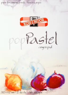 Produktbild von Pastell- Malblock A3 - weiß  ,   220 g/m²