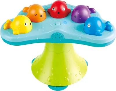 Imagen del producto de Fuente musical con forma de ballena, Hape; set de juegos, para niños y niñas, a partir de 1,5 años, de varios colores