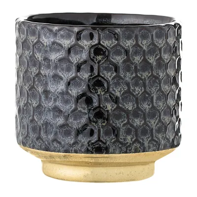 Obrázok produktu pre Kvetináč Bloomingville, modro-zlatý, 10 cm