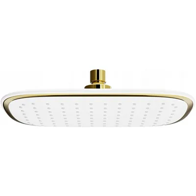 Image de D-49 Douche de tête 25x29 cm blanc/or (79749-25)