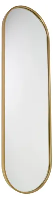 Produktbild von Fragix Boston Ganzkörperspiegel Oval - Gold - Metall - 130x40