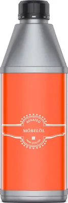 Produktbild von Möbelöl farblos 0,5l I Holz-Öl für innen & außen I Leinöl-Firnis Pflegöl für Möbel Gartenmöbel & Terassenmöbel I für Tische, Stühle I Wasser & schmutzabweisend I mit Farbvertiefung - BEKATEQ BE-213