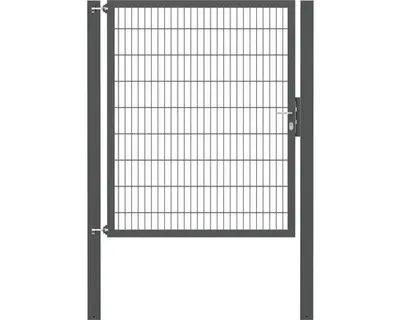 Zdjęcie produktu dla Alberts 636173 Bramka pojedyncza Flexo Plus z akcesoriami, antracyt, szerokość 150 cm, wysokość 180 cm