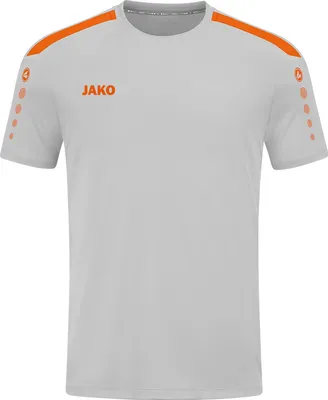 Produktbild von JAKO Kinder Trikot Power KA, Farbe:soft grey/neonorange, Größe:140
