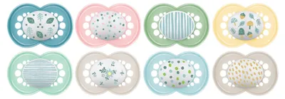 Productafbeelding van MAM | Original Classic Flesjespeen, geschikt voor vanaf 18 maanden (2 stuks), willekeurige kleur - Symmetrische en anatomische siliconen speen - Babyflesjespeen met transport- en sterilisatiebox