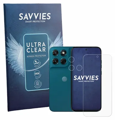 Produktbild von 18x Für Motorola Moto G77 (Display+Kamera) Schutzfolie Savvies Displayschutz Display Schutz Folie Klar Transparent