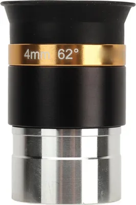 Image de télescope asphérique à grand angle de 62°, longueur focale de 4 mm, image claire, 1,25 pouce, pour l'observation d'objets lumineux