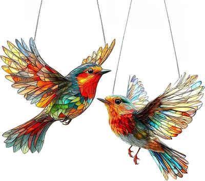 Zdjęcie produktu dla Dekoracje okienne, 2 sztuki, wiszące, do zawieszenia na oknach