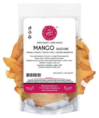 Produktbild von Getrocknete Mangoscheiben – 500 g Getrocknete Mangoscheiben – Natürliche Süße