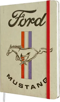 Produktbild von Nostalgic-Art - Notizbuch - Ford Mustang - Horse & Stripes Logo