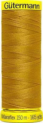 Image de Gütermann Maraflex, n° 120, pour des coutures très élastiques, 150 m, 968 Or