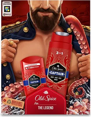 Immagine prodotto di Set regalo per la cura del corpo Captain Dark