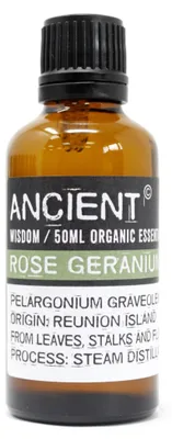 Immagine prodotto di Olio essenziale biologico di geranio, 50 ml